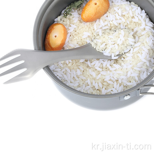 경량 야외 캠핑 티타늄 spork.